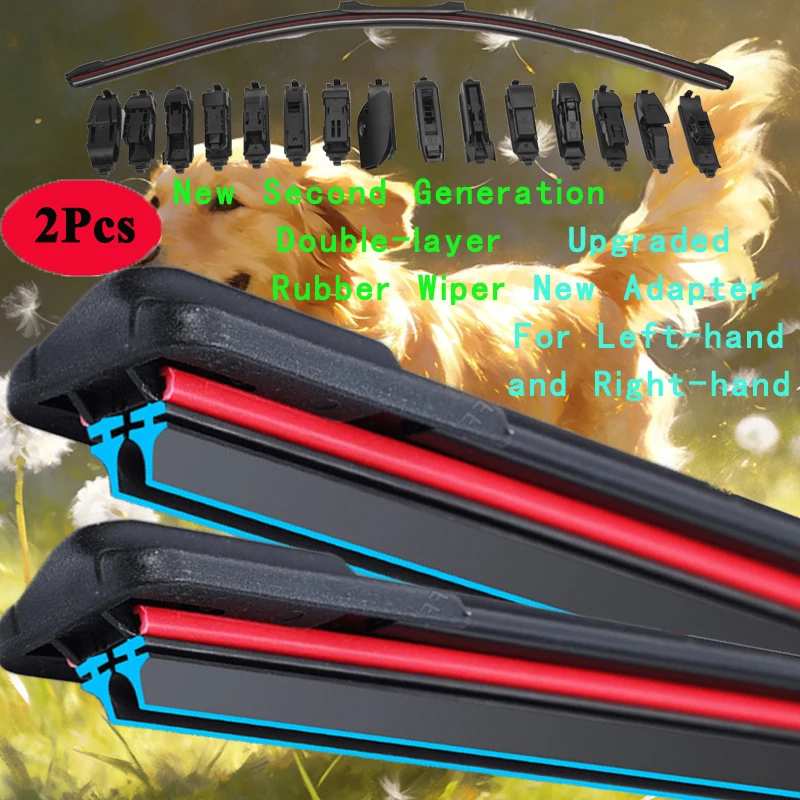 

Высококачественные резиновые щетки стеклоочистителя для лобового стекла Ford Ranger T6 2011-2022, 26x16