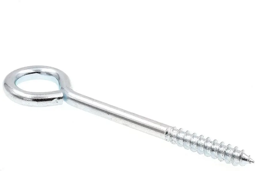 

9067428 Screw Eye, Lag Thread, 1/4 in X 3-3/4 in, Zinc Plated Steel, Pack of 10