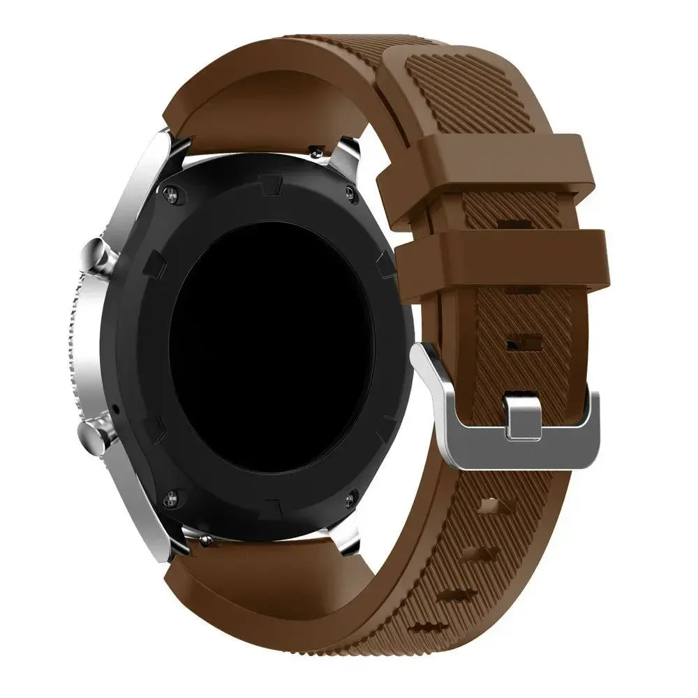 20-mm- und 22-mm-Armband für Samsung Galaxy Watch 5/6/4/3/46 mm/Active 2/Gear S3 Frontier/Sport, Silikonarmband, Huawei GT 4/3/2/2E. – Detail 18