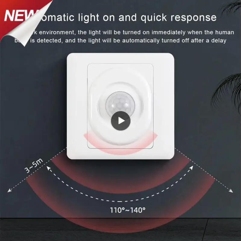 Efficient Energy-saving Auto Control Convenient Auto Switch Infrared Instant Motion Sensing Enhance Lighting Control Led Lamp