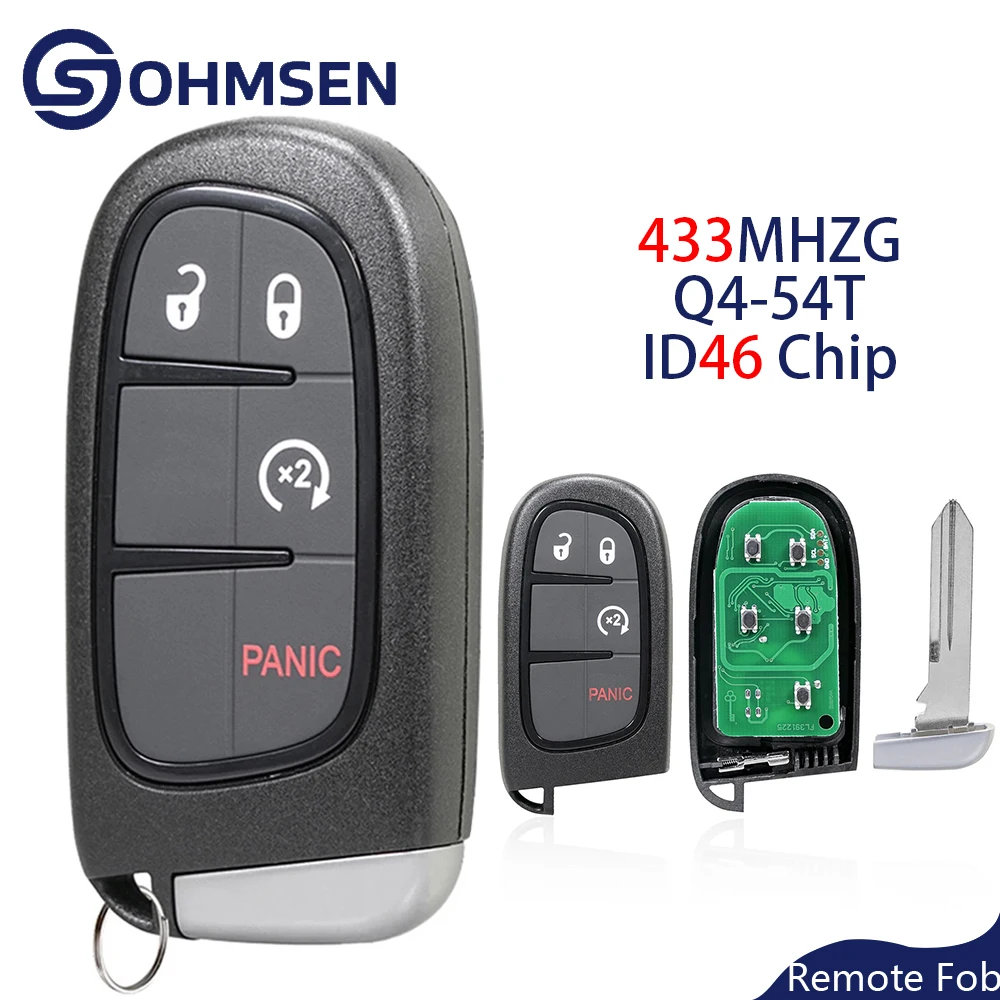 OHMSEN Prox Remote Key Fob For Dodge Ram 1500 2500 3500 2013 2014 2015 2016 2017 2018