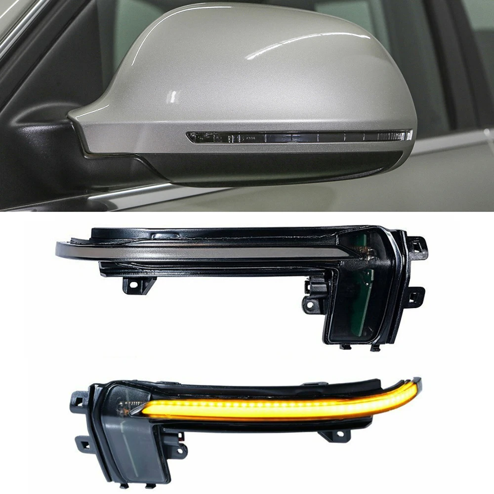 

2pcs Dynamic Turn Signals Light For Audi A4 A5 S5 A3 8P RS3 RS4 RS5 2010 2011 2012 2013 2014 2015 2016 8K0949101C 8K0949102C