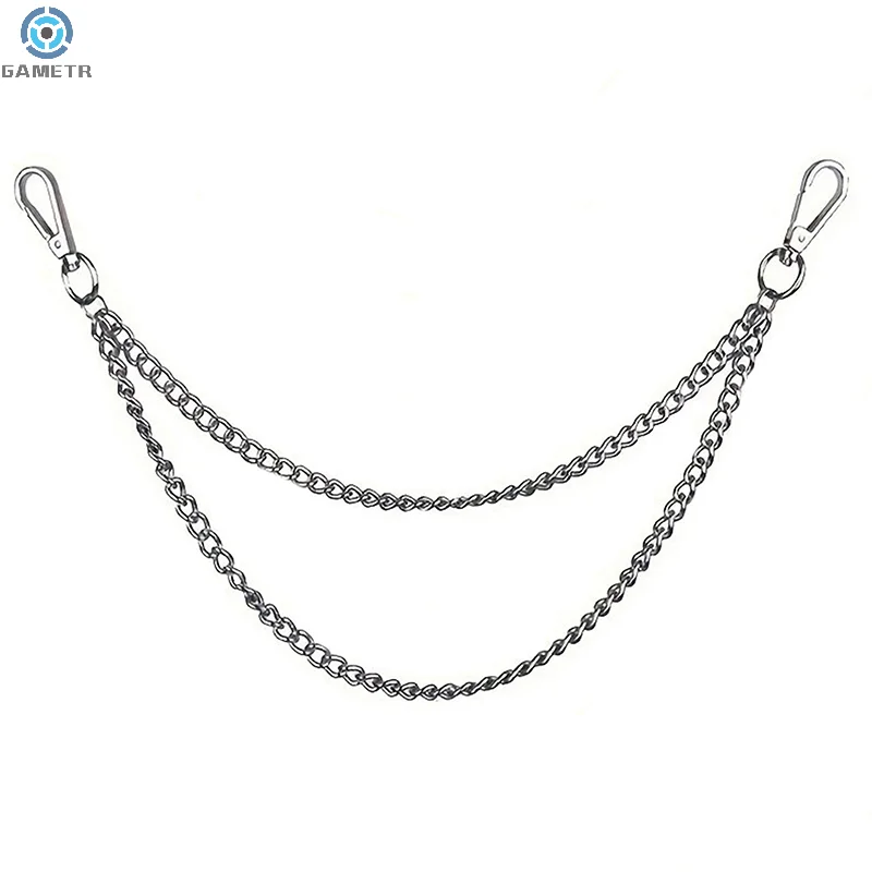 1PC Cools 2/3Layer Punk Hip-hop Long Metal Belt Chain Fashion Trousers Pant Waist Metal Chain Keychain