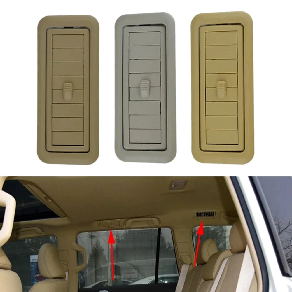

1x Car Roof Top Air Vent Outlet Panel Grille Cover For Land Cruiser LC150 Car Interior Roof Top Air Conditioner Outlet Air Vent