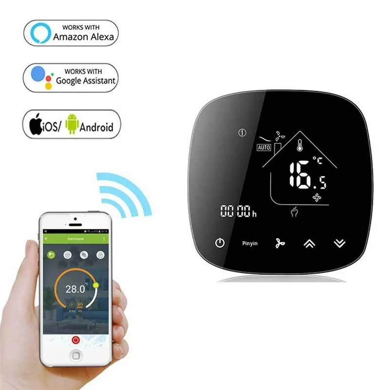 Smart WiFi Remote Control For Central Air Conditioner Digital Display Wired Controller Panel For Fan Coil Service Equipment