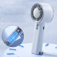 Handheld Ice Compressed Fan USB Rechargeable Semiconductor Portable Small Rechargeable Turbo Mini Fan Cooling Air Hand fan