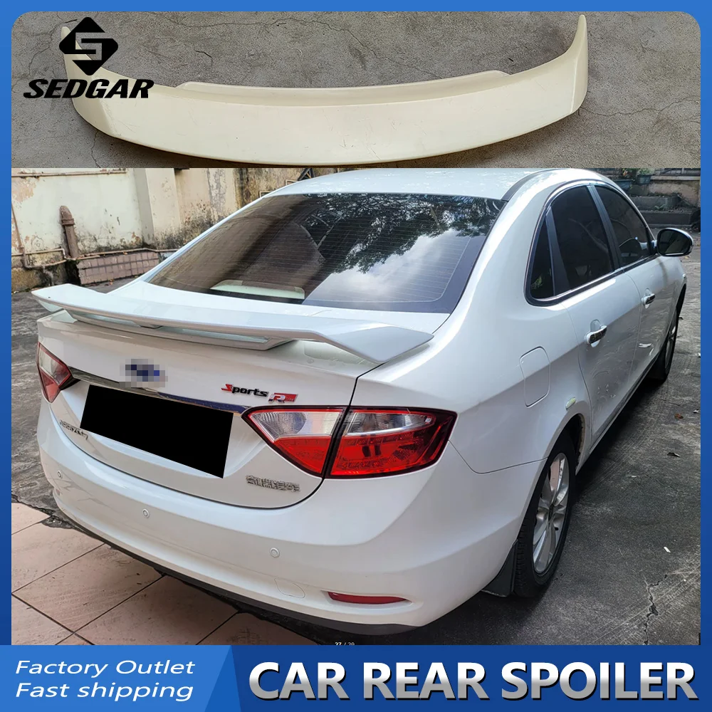 

Универсальный Спойлер для 2012-2018 VW Chevrolet Hyundai Honda Toyota Mitsubishi Lancer, двухслойный стильный спойлер из АБС-пластика