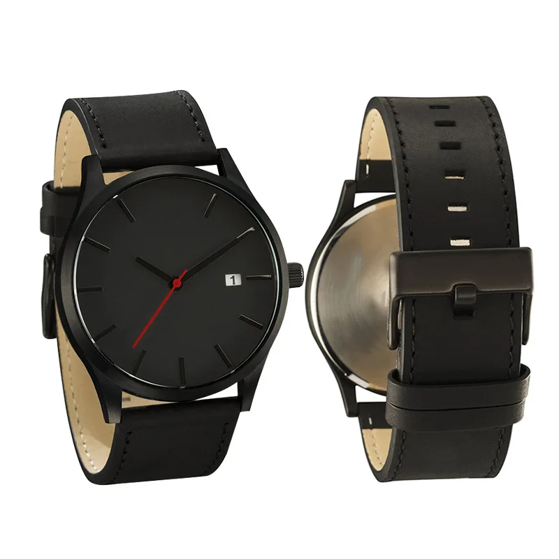 Watch Men Luxury Top Brand Men\'s Quartz Wrist Watches Leather Strap Fashion Minimalist Sports Mens Watch Reloj Hombre Montre