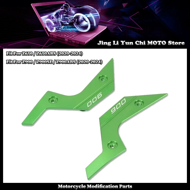 

Motorcycle Windshield Screen Decorative Cover Wind Deflector Fit For KAWASAKI Z900 Z900SE Z900ABS Z650 Z650ABS 2020-2024 2023