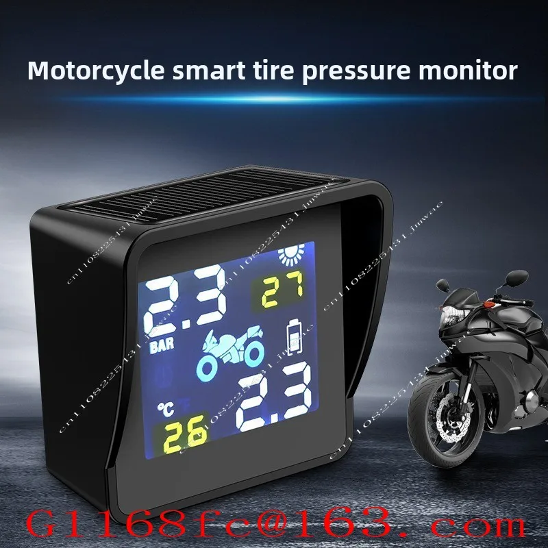 Motorcycle Wireless Tire Pressure Monitoring System TPMS High-precision Tire Pressure Bluetooth with Screen Display