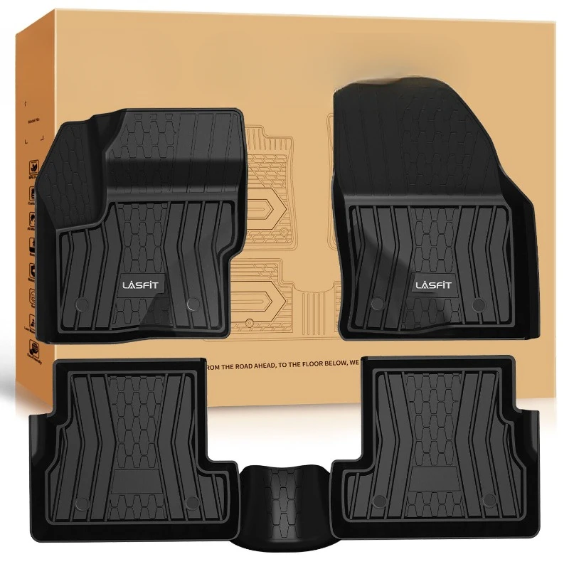 

For 2015 2016 Lincoln MKC 1st+2nd Row All Weather Floor Mats Liners Waterproof United States