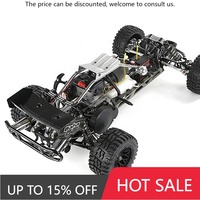 Rofun Baha 450 2024 1:5 Scale 45CC Engine Nitro Gas Fuel RC Baja Buggy Truck CNC Aluminum Metal 9CH LCD WFLY X9S Remote Control