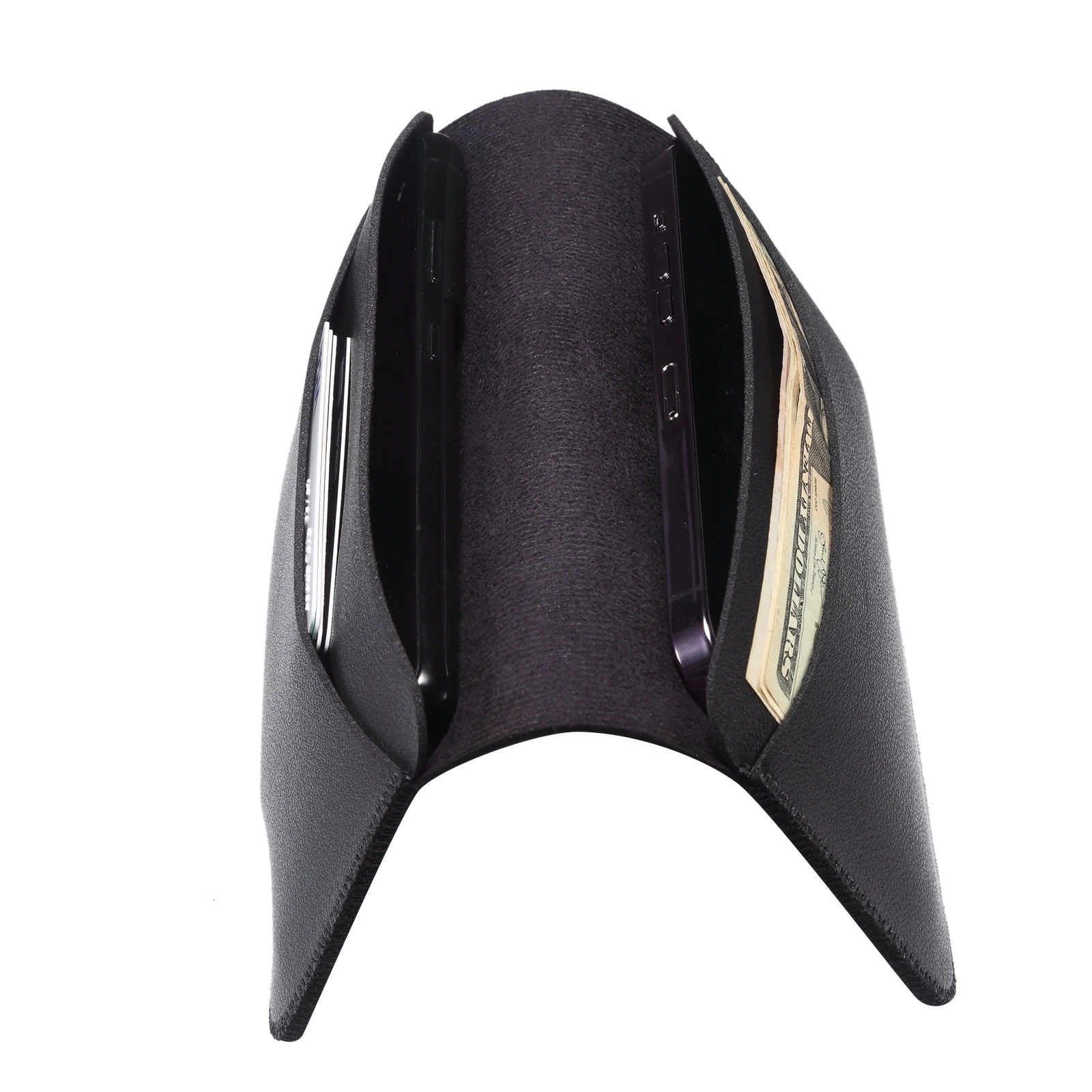 Leather Dual Phone Pouch Book Case Handbag For Samsung Galaxy A12 A22 A32 A52 A72 A51 A71 A31 A10 A50 A70 Men 2 Wallet Bag Cover