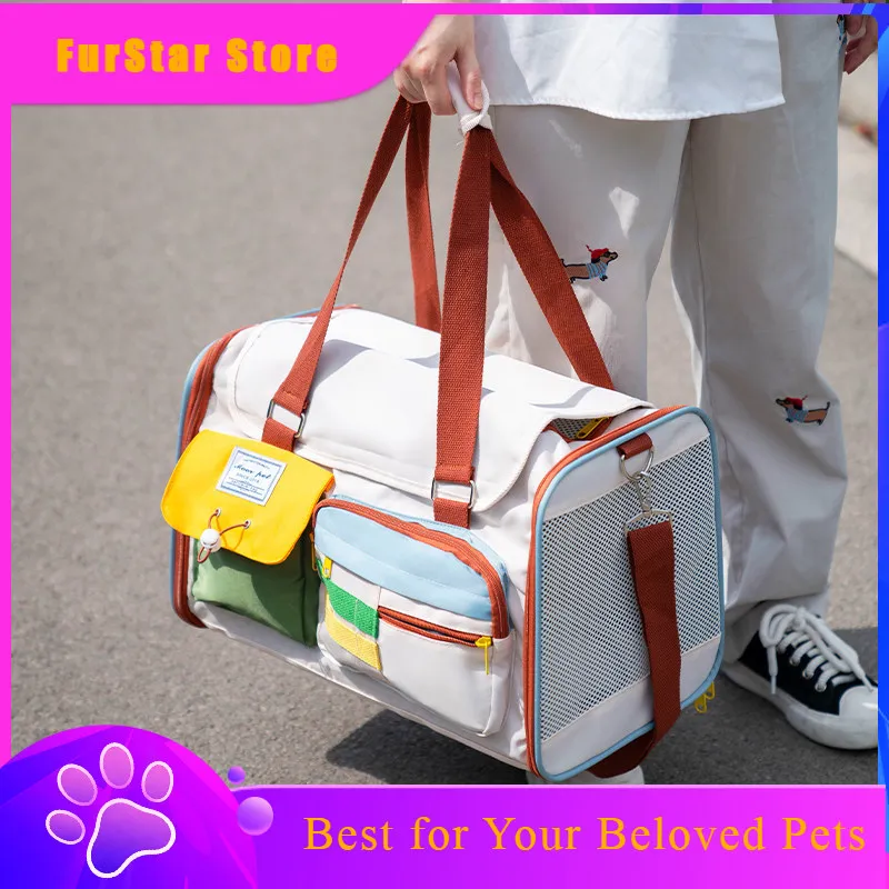 FurStarFour Seasons Pet Bag Cosas Para Perros Cat Backpack Carrier Cats Accessories Dog Carrier Poodle Chihuahua Puppy Accessori