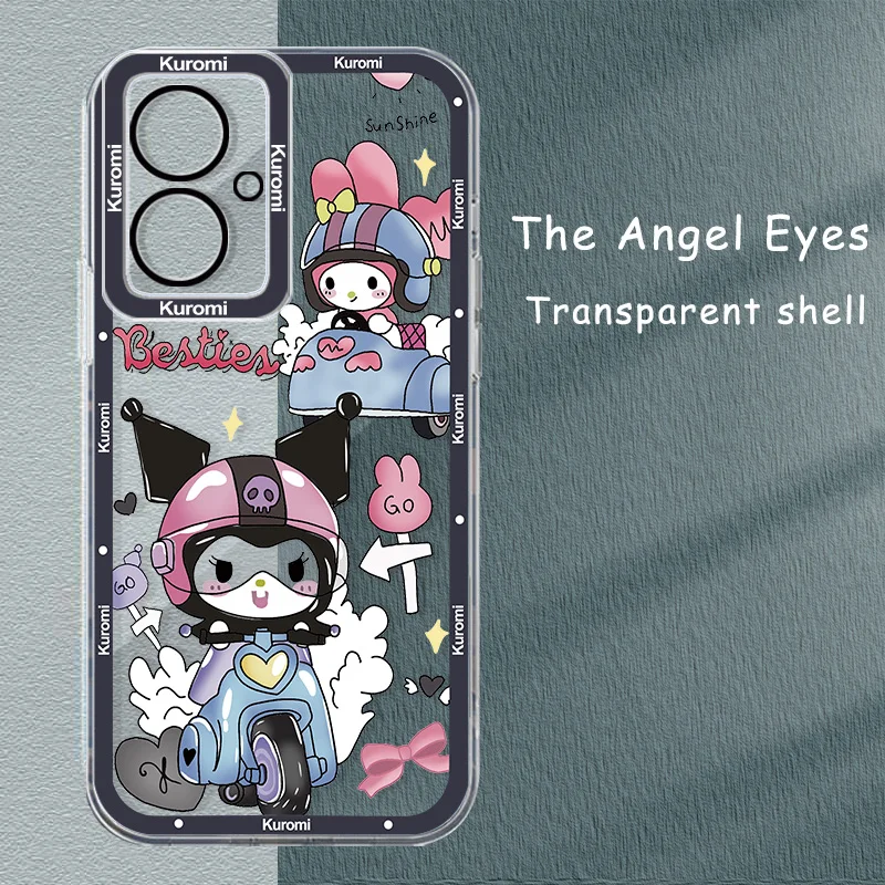 Cute Kuromi Angel Eye Phone Case For Realme C 67 65 63 55 53 35 33 31 30 25 21 20 15 8i 9i Narzo 50 Pro Plus Funda Soft Capa image 4