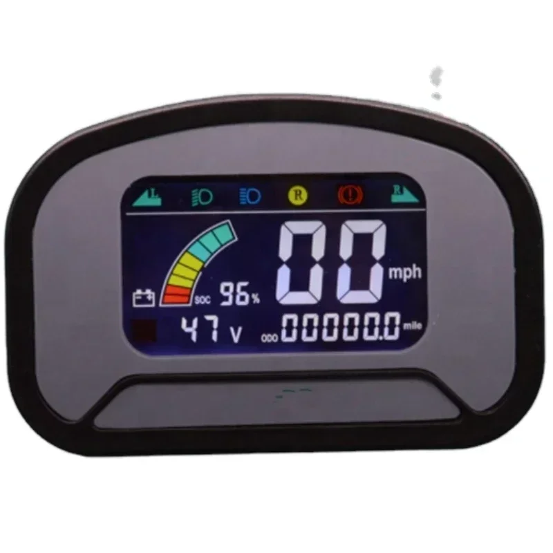 Durable and sturdy electric golf cart mini bus car instrument cluster led dash board