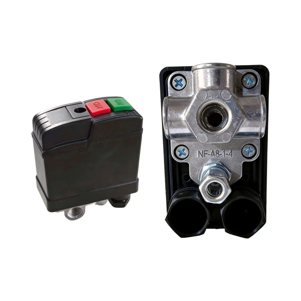 Air Compressor Pressure Switch Pneumatic Automatic Control Switch Single Hole/4-Hole Valve Pneumatic Parts Air Compressor Switch
