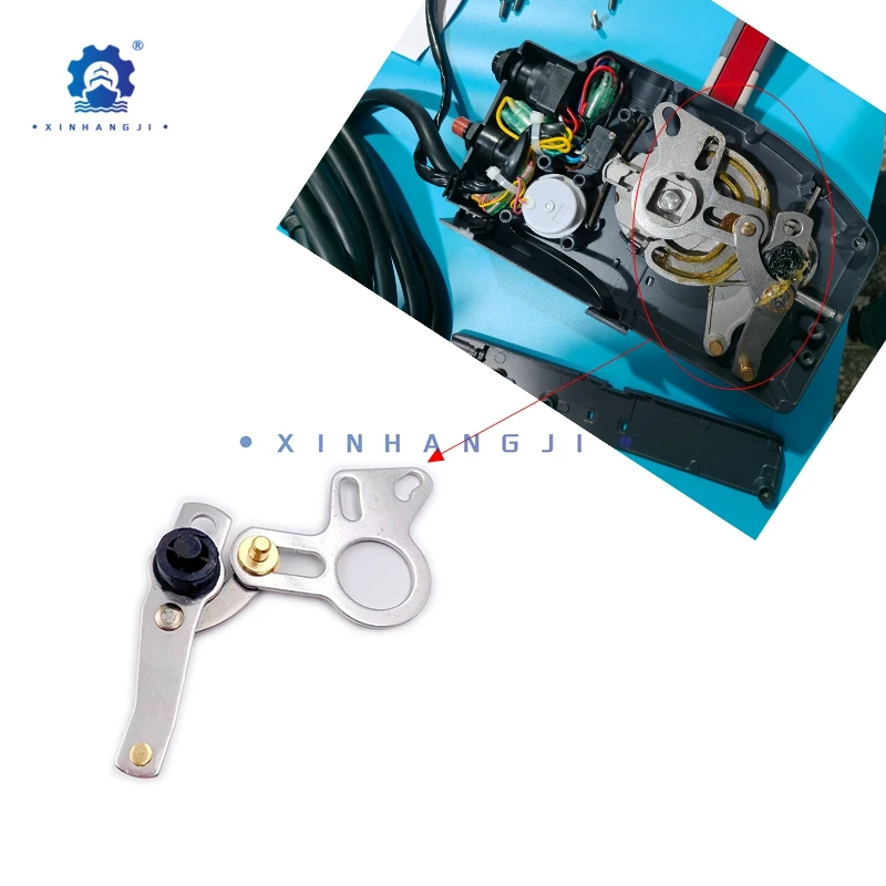 Throttle Arm for Yamaha 703 Outboard Control Box, Push to Open 703-48261-01; Pull to Open 703-48261-11 view 6