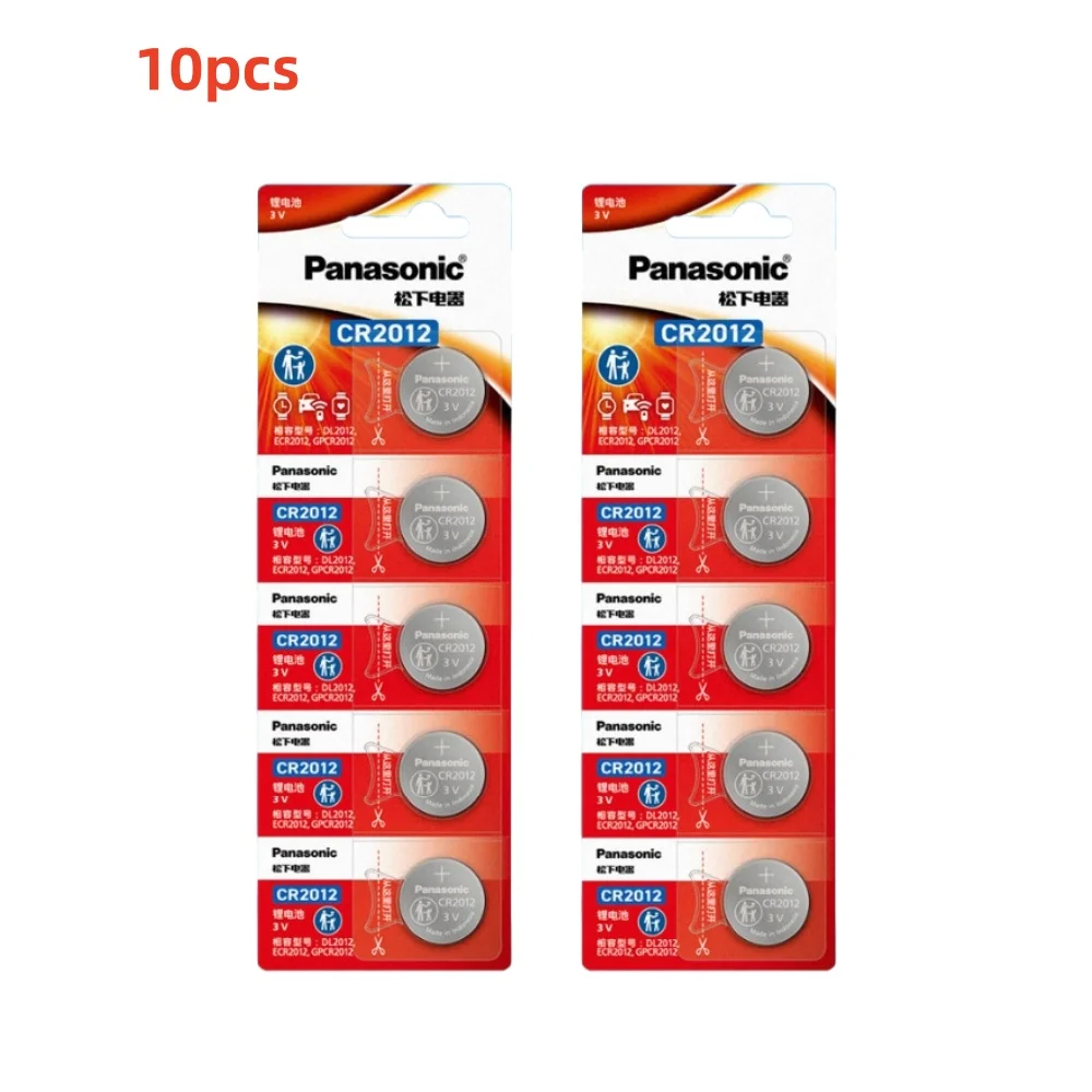 2-50PCS Panasonic 3V CR2012 Button Battery Suitable for Weight Scale Remote Control Motherboard 3D Glasses Blood Glucose Meter