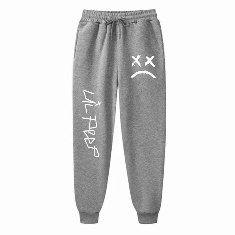 

Fashion Versatile Casual Cotton Men's Trousers Comfortable Sports Street Sweatpants Unisex Autumn and Winter Expression Printing