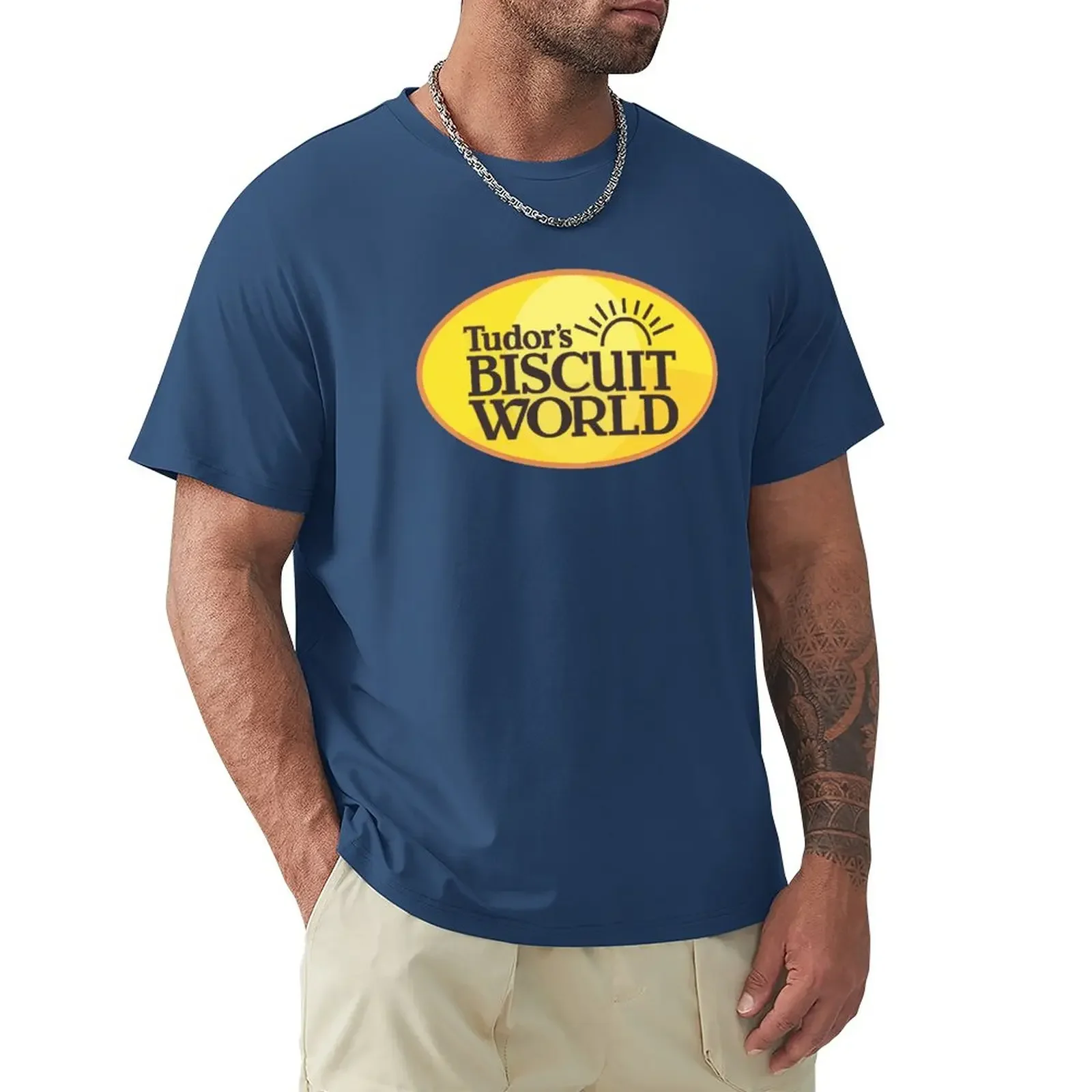 Resto Tudor's Biscuit World T-Shirt anime figures man clothes black t-shirts for men