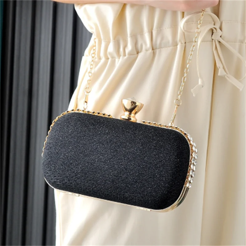 

2025 New Women Evening Bags Banquet Clutch Purse Wedding Dinner Wallets With Chain Mini Party Purse Drop Shipping