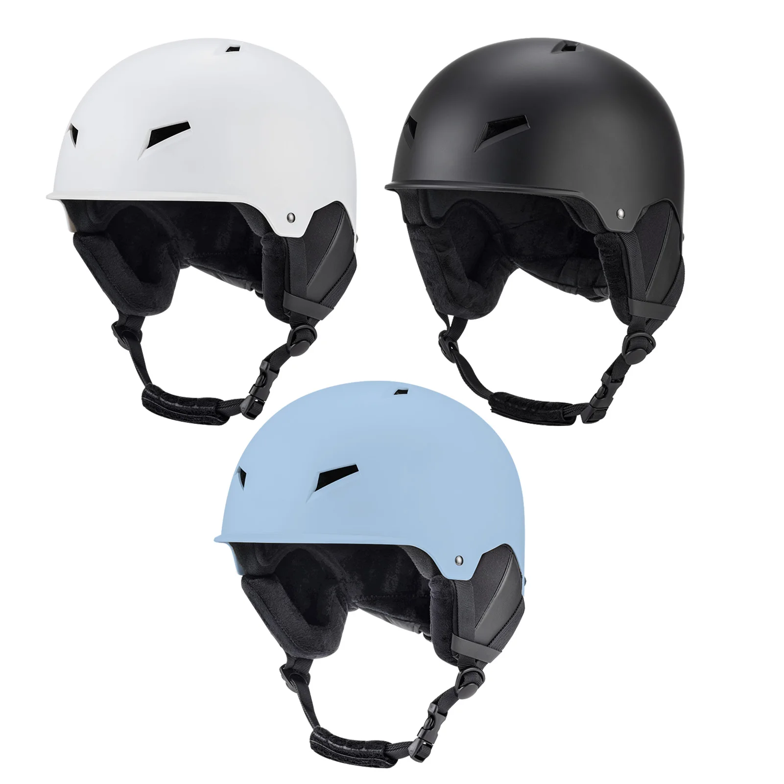 Snow Helmet Ski Helmet for Adults with ABS  Liner Removable Liner Earpads for Outdoor Winter Adventures Ice Skating Helmet
