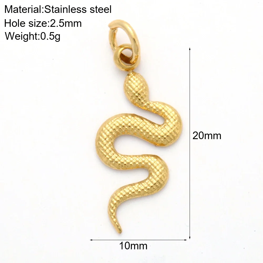 Bulk Stainless Steel Charms for Jewelry Making Ocean Animal Turtle Shell Conch Starfish DIY Pendant Golden Color Vintage Jewelry