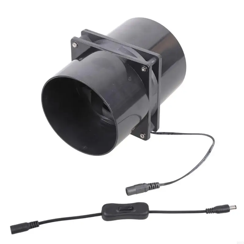 

D08D Low Power Consumption Blower Fan 12V Ventilation Fan Exhaust Fan Accessory for Heat Dissipation and Air Purifications