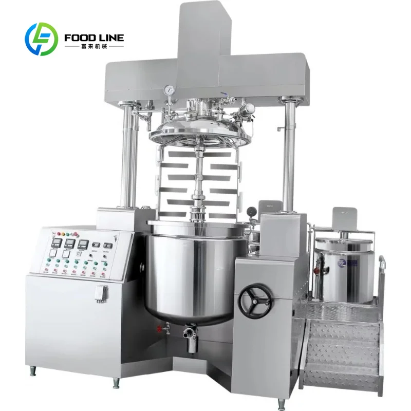 Customized Cosmetic Homogenizer Emulsifier Vacuum Emulsifying Mixer Machine for Cosmetics Lotion & Food Manufacturing