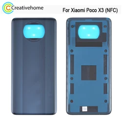 High Quality Battery Back Cover for Xiaomi Poco X3 / Poco X3 NFC M2007J20CG / M2007J20CT