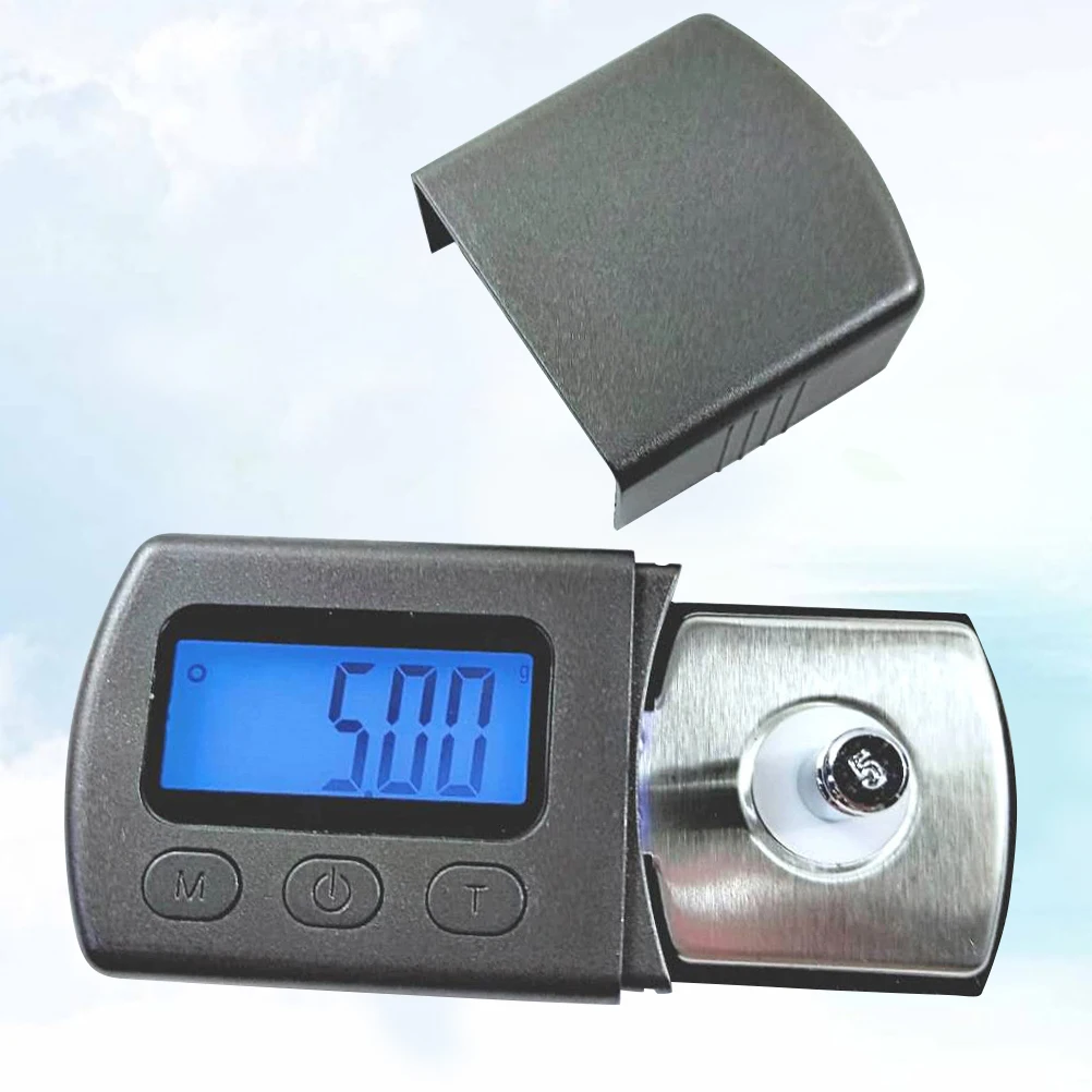 

5G 0.01g Digital Weighing Scale for Record Player High Precision LCD Backlight Automatic Power Off Jewelry Diamond Kitchen Bar