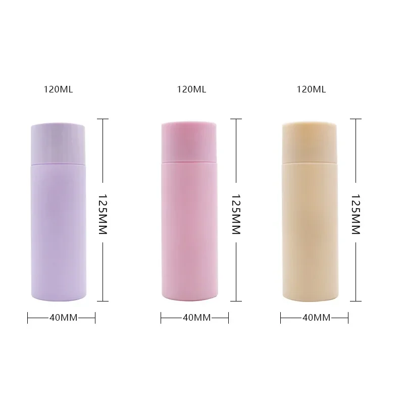 1 szt. 120 ml butelki w kolorze matowym balsam podróżny wycisnąć pusty nasadka wielokrotnego napełniania pojemniki na szampon dozownik płynu