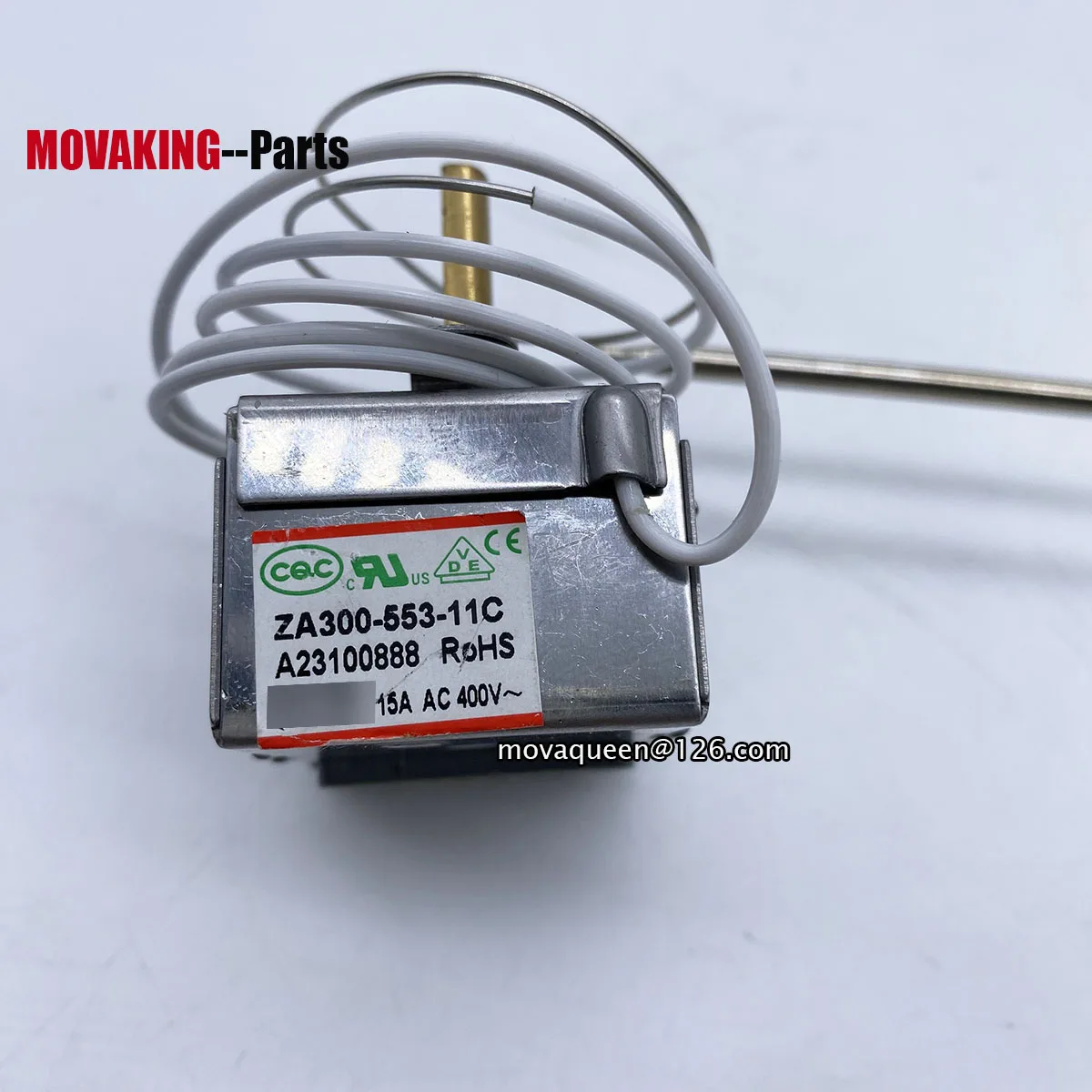 Kitchen Stove Cooking Griddle Oven Spare Parts AC 400V ZA300-553-11C Temperature Control Switch Thermostat