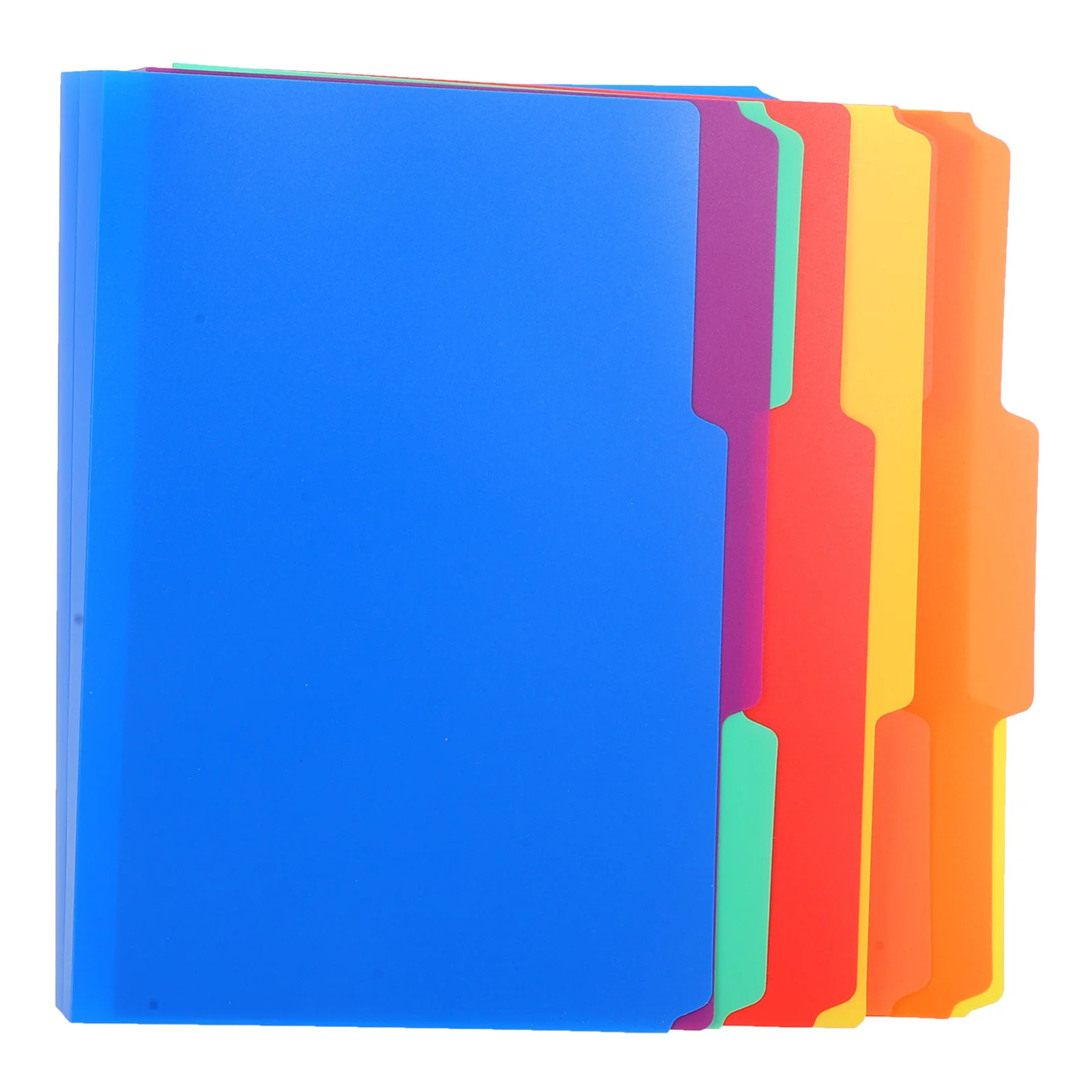 

18Pcs Plastic File Folders Wearresistant Creative Design Document Organizer Multifunction File Folders Plastic