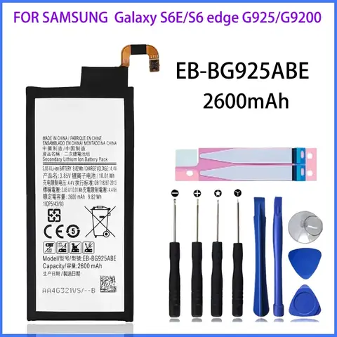 High capacity battery For Samsung Galaxy S6 Edge/Plus S7 Edge S8 Plus+ S9PIUS S10 S10E S10 Plus 15 Pro 17 Pr
