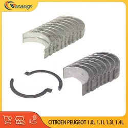 CRANKSHAFT BEARING & CON ROD BEARING THRUST PLATE SET FOR CITROEN PEUGEOT 1.0L 1.1L 1.3L 1.4L GAS 1.0 1.1 1.3 1.4 L T 1978-2024