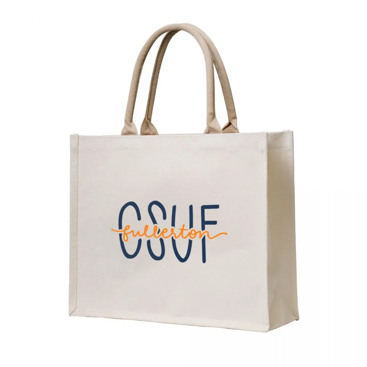 

cal state fullerton Tote Bag Portable shopping bag shopping trolley bag tote university Canvas for women
