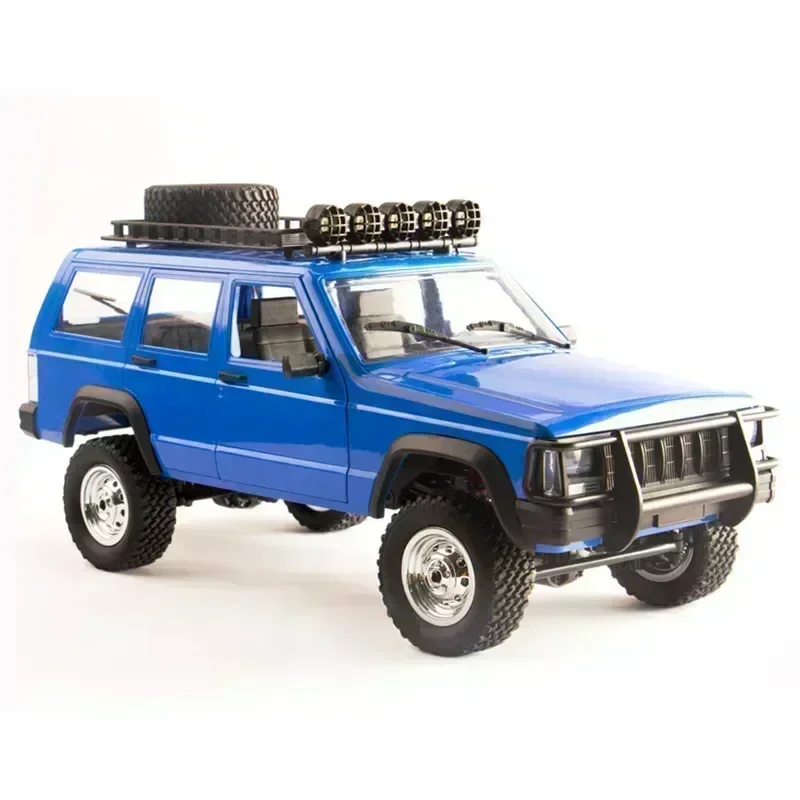 Mn78 1/12 Rc Car Cherokee Model 2.4g Off Road 4x4 Zdalnie sterowany samochód Jeep Led Light 4wd Wspinaczka Elektryczny samochód zabawkowy Prezent