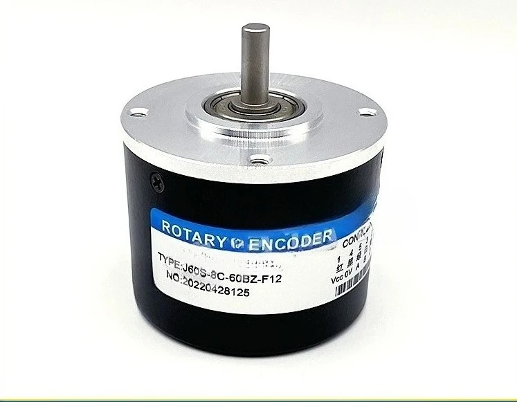 

J60S-8C-60BZ-F12 Photoelectric Rotary Encoder Pulse Number 60P/R Solid Shaft Cutter Encoder
