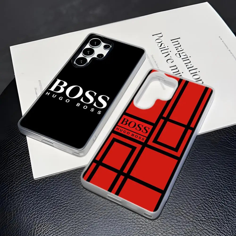 fashion B-BOS-s-S Phone Case For Samsung S26 S25 S24 S23 Ultra Clear Jelly Soft TPU Phone Case Transparent Cover