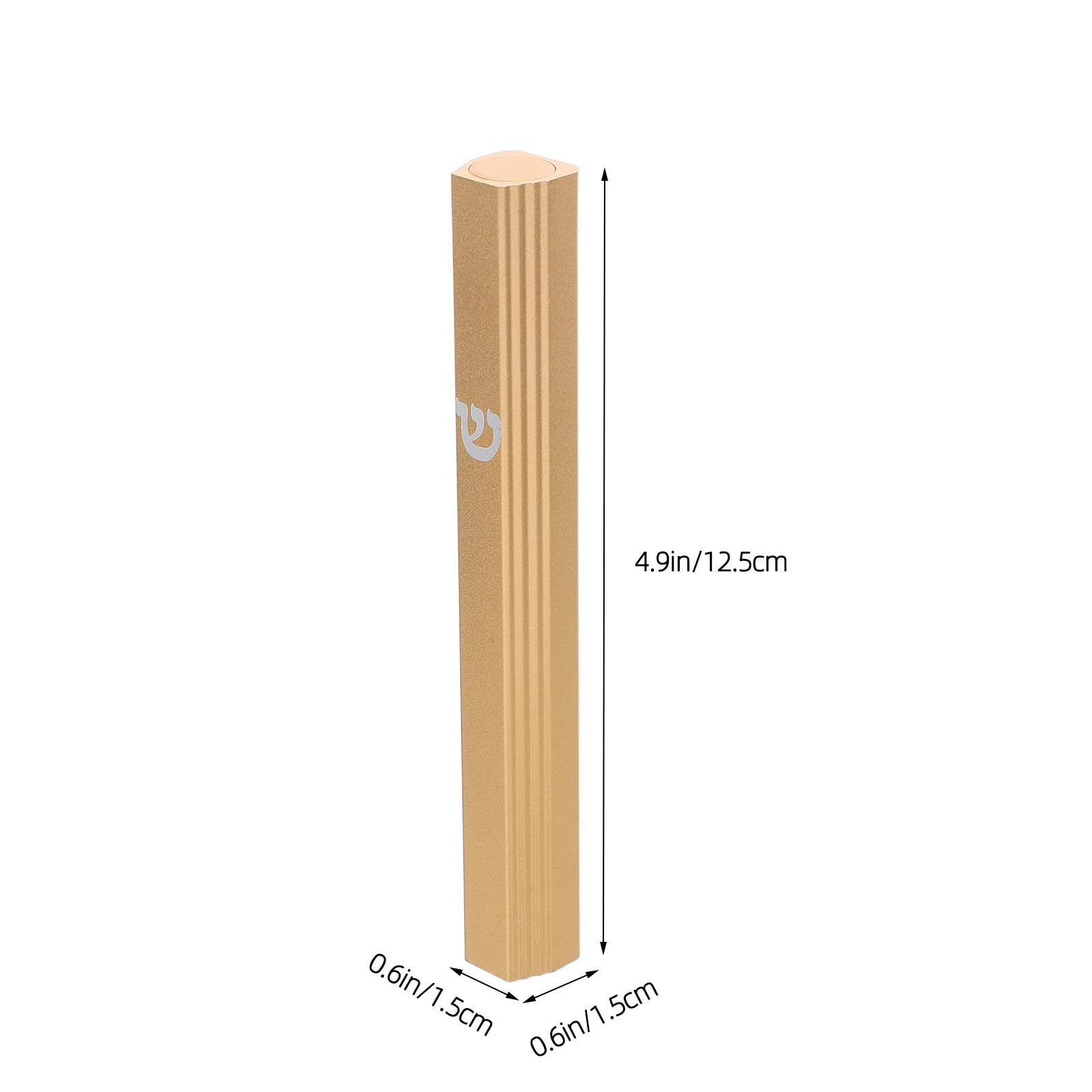12.5 سنتيمتر Mezuzah حالة سبائك الألومنيوم مقاومة الطقس يهوديكا باب ملحق للتقاليد اليهودية نعمة ديكور المنزل Parchment