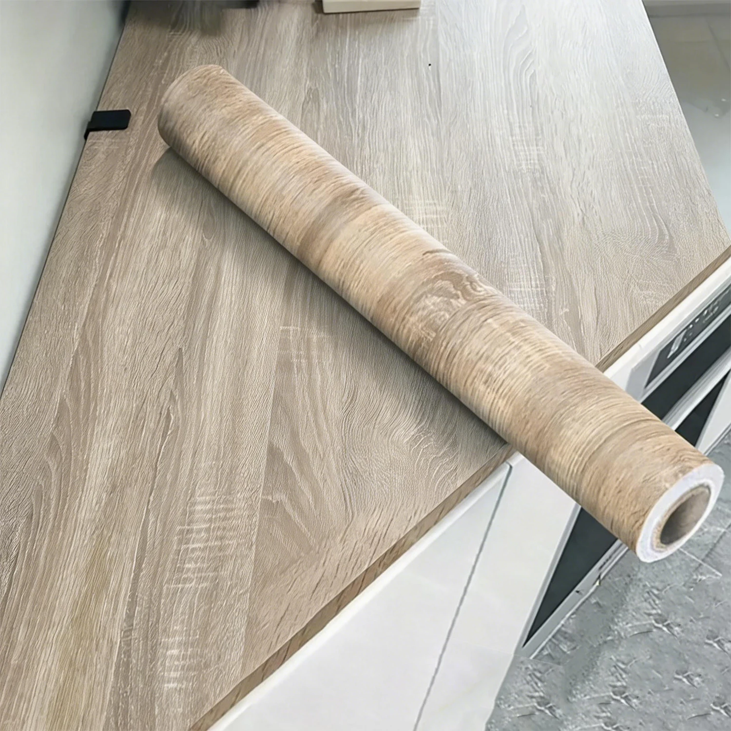 

1m/3m/5m Wood Wallpaper Self Adhesive Vinyl Classic Removable Contact Wall Sticker Paper For Countertop Wardrobe Renovation