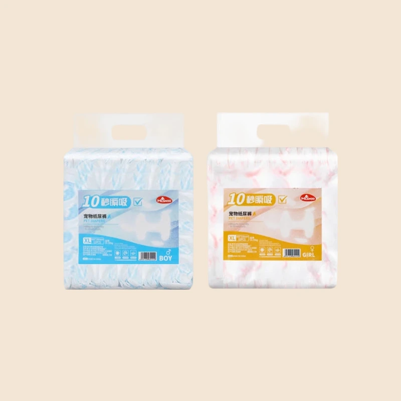 High Quality New Super Absorbent Fluff Pulp Pull up for Female Dogs & Cats Size L Disposable Pants Diapers