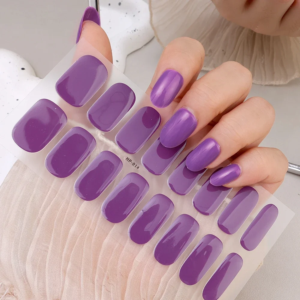 Adesivo per unghie Uv in Gel semplice adesivo per filigrana di colore puro accessori per Manicure autoadesivi creativi adesivi per unghie alla moda