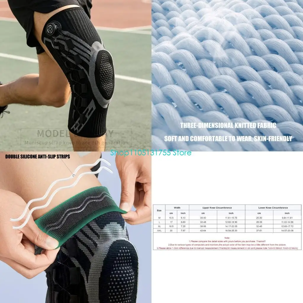 K0EF Protective Knee Wrap Knee Brace With Air Permeable Design And Ergonomic
