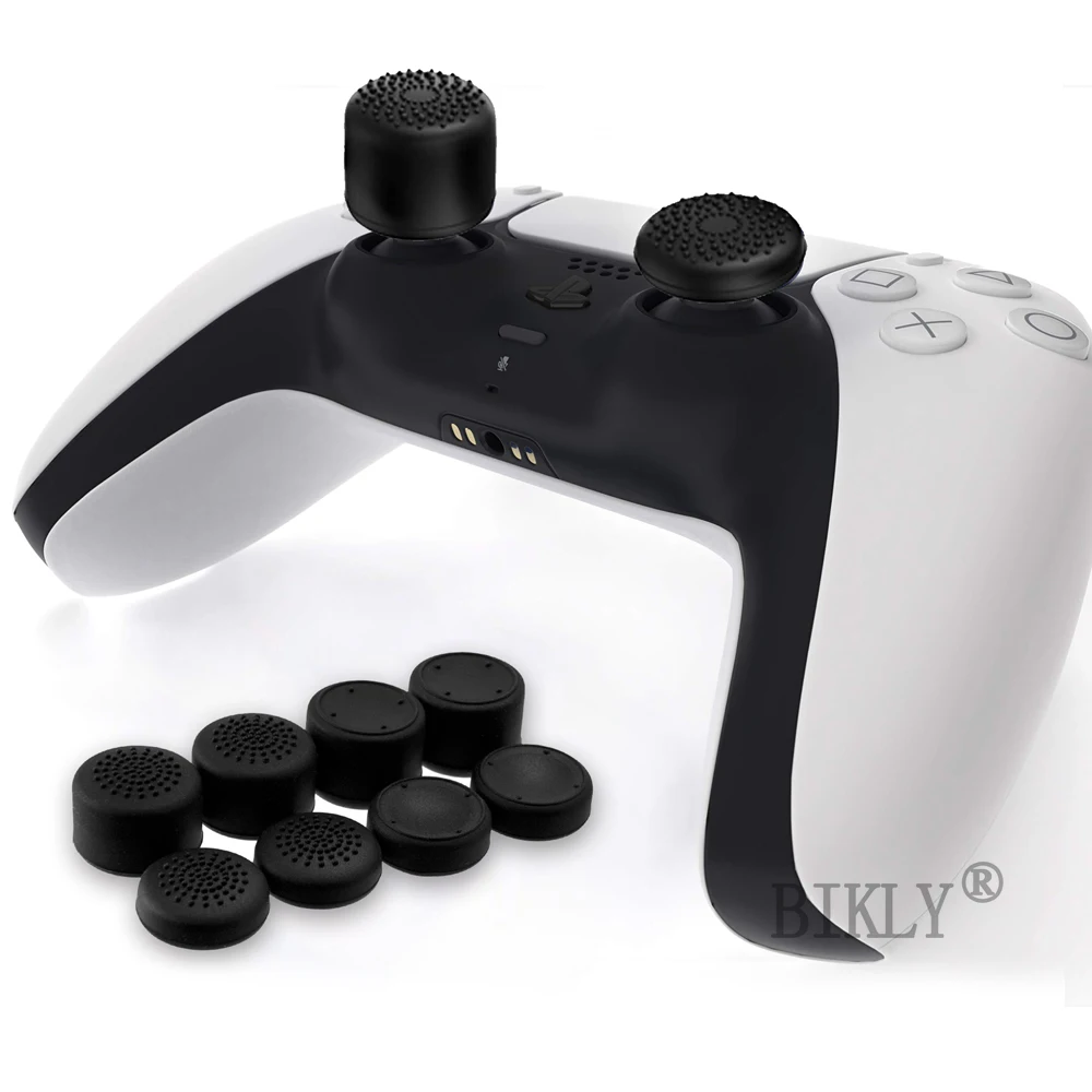 8 قطعة التناظرية متحكم الأصابع xbox one قبضة غطاء ل PS5 PS4 PS3 Xbox 360 تحكم سيليكون ارتفاع عصا التحكم غطاء Thumbsticks لعبة الملحقات