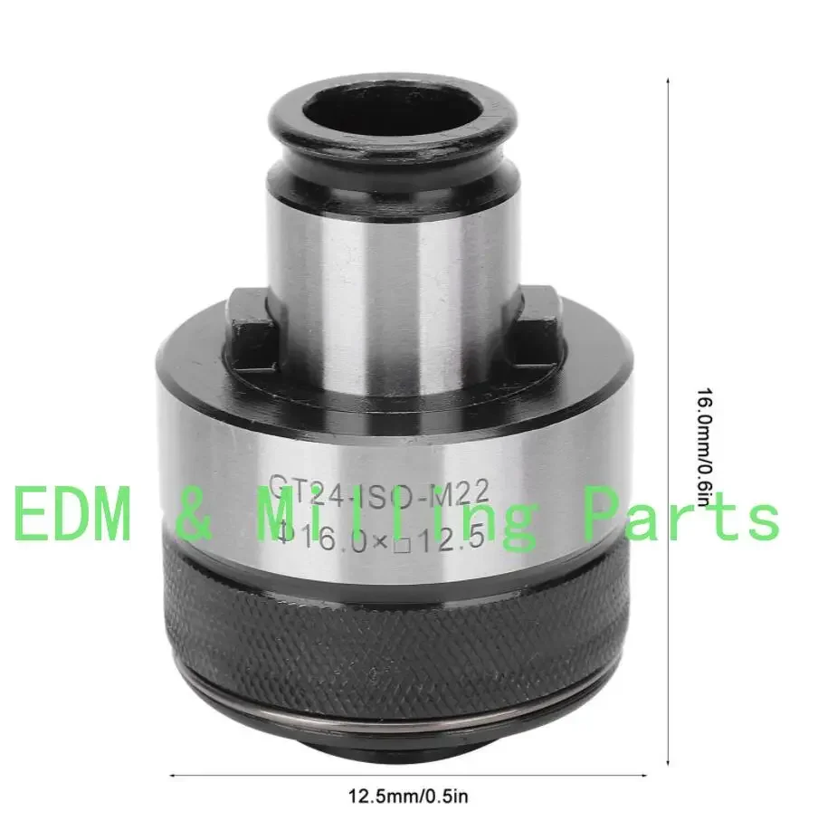 Imagem -02 - Mudança Rápida Milling Machine Tap Chuck Tapping Collet Cnc Padrão Chinês Gt24-iso-m22 para Bridgeport Mill Parte M22