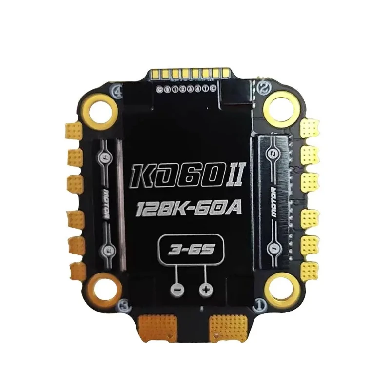 

1pcs KO60 II AM32 60A 30.5mm DShot1200 4in1 ESC support 128K Dshot600 Multishot for FPV RC Racing Drone