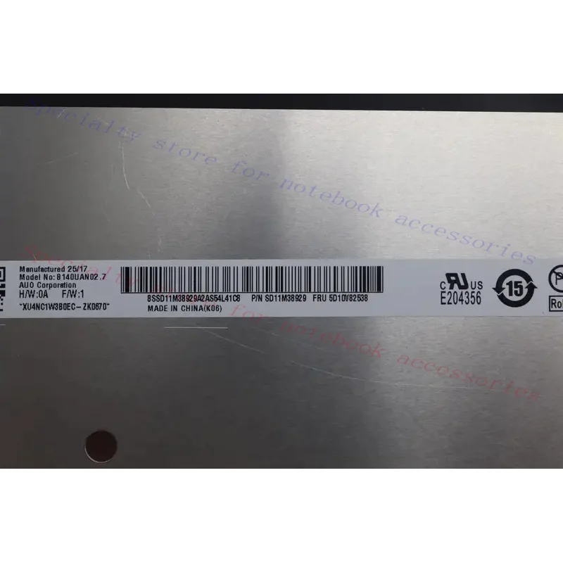 New and Original for Lenovo ThinkPad T14 T14s  P14s Gen 6 Laptop LCD screen IPS Non-touch 5D10V82538